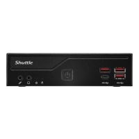 Shuttle Slim PC DB860 , S1851, 2x HDMI, 1x DP, 1x USB-C (DP), 1x 2.5", 1x M.2, 2x LAN (Intel 1G + 2.5G), 2x COM, 24/7 Dauerbetrieb, inkl. VESA, 1,35 l großer PC, Mini-PC Barebone, Intel B860, LGA 1851 (Socket V1), DDR5-SDRAM, M.2, PCI Express, SATA
