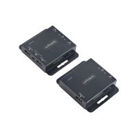 StarTech.com HDMI Ethernet Extender über CAT6/CAT5, 4K 30Hz/40 m oder 1080p/70 m, HDMI over Ethernet/IP Extender, HDMI Lan Transmitter und Receiver Kit, HDMI Verlängerung, IR (EXTEND-HDMI-4K40C6P1)