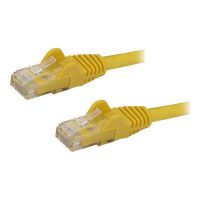 StarTech.com Startech 50cm CAT6 Ethernet Cable, 10 Gigabit Snagless RJ45 650MHz 100W PoE Patch Cord, CAT 6 10GbE UTP Network Cable w/Strain Relief, Yellow, Wiring is UL Certified/TIA - Category 6 - 24AWG (N6PATC50CMYL)