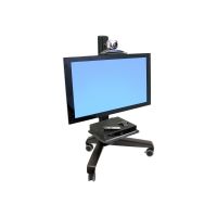 Ergotron Neo-Flex Mobile MediaCenter UHD - Wagen - Konstante Krafttechnologie - für Flachbildschirm - Schwarz - Bildschirmgröße: 127-203.2 cm (50"-80")