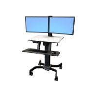 Ergotron WorkFit-C Dual - Sitz-/Steh-Arbeitsplatz