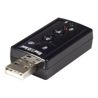 StarTech.com USB Audio Adapter 7.1 - USB auf Soundkarte Virtual 3D Soundeffekt 7.1 - Soundcard mit USB (Stecker)