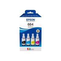 Epson EcoTank 664 - 4er-Pack - Schwarz, Magenta