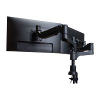 R-Go Doppelter Monitorarm Caparo - Befestigungskit (einstellbarer Monitorarm)