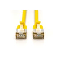 DIGITUS CAT 6A F-FTP Slim Patchkabel, 1m, Gelb