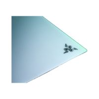 Razer Atlas Pro, Weiß, Einfarbig, Gehärtetes Glas, Gummi, Anti-Rutsch-Basis, Gaming-Mauspad