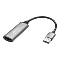 SANDBERG Videoadapter - HDMI weiblich zu USB männlich