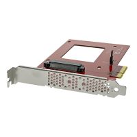 StarTech.com Startech U.2 auf PCIe Adapter für 2,5" U.2 NVMe SSD - SFF 8639 - 4x PCI Express 3.0 - NVMe PCIe Adapter - U.2 PCIe Karte - Schnittstellenadapter - 2.5" (6.4 cm)