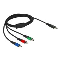 Delock 3 in 1 - Kabel nur zum Laden - USB-C männlich