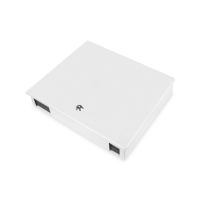 DIGITUS LWL-Wandgehäuse, Singlemode, bestückt, 24 x LC DX-Adapter und Pigtail