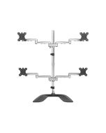 StarTech.com ARMQUADSS Monitorhalterung fur vier Bildschirme (fur bis zu 32" VESA-Monitore, beweglich, Stahl & Aluminium)