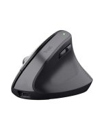 Trust Bayo+ - Vertikale Maus - ergonomisch - Für Rechtshänder - optisch - 6 Tasten - kabellos - 2.4 GHz - kabelloser Empfänger (USB)