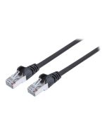 Intellinet Network Patch Cable, Cat6A, 1.5m, Black, Copper, S/FTP, LSOH / LSZH, PVC, RJ45, Gold Plated Contacts, Snagless, Booted, Lifetime Warranty, Polybag - Patch-Kabel - RJ-45 (M)