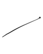 StarTech.com Kabelbinder 254x4 mm, gebogene Spitze, schwarz, 100 Stück - Kabelbinder - 25.4 cm - Schwarz - TAA-konform (Packung mit 100)