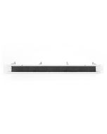 DIGITUS Kabelrangierpanel mit Stahlbügeln und Bürstenleiste für 482,6 mm (19")-Schränke, 1HE