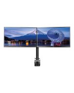 Iiyama DS1002C-B1 - Befestigungskit - einstellbarer Arm - für 2 Monitore - Schwarz - Bildschirmgröße: 25.4-76.2 cm (10"-30")