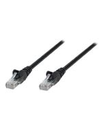 Intellinet Network Patch Cable, Cat6, 1.5m, Black, Copper, S/FTP, LSOH / LSZH, PVC, RJ45, Gold Plated Contacts, Snagless, Booted, Lifetime Warranty, Polybag - Patch-Kabel - RJ-45 (M)