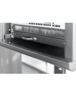 DIGITUS Abschließbare Schublade für 482,6 mm (19") Netzwerk- und Serverschränke, 1HE