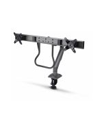 StarTech.com Desk Mount Dual Monitor Arm w/ Crossbar, Up To 27" Displays - Befestigungskit - artikulierender, mechanischer Feder - für 2 LCD-Displays - Kunststoff, Stahl - Schwarz - Bildschirmgröße: 43.2-68.6 cm (17"-27")