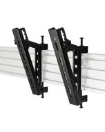 B-TECH BT8390-VESA200T, Flachbildschirm-Montagearm, Schwarz, 70 kg, Schiene, 200 x 200,600 x 200 mm, 119,4 cm (47")