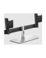 Dell Pro MDS26 - Aufstellung - für 2 Monitore - Schnellverschlussmechanismus - Silver/Black - Bildschirmgröße: 48.3-68.6 cm (19"-27")