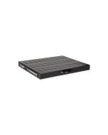 ROLINE Rack-Schieberegal - 350 mm tief, Tragfähigkeit 25 kg - RAL 9005, Jet Black - 1U - 48.3 cm (19")