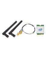 Shuttle WLN-M12 - Intel WLAN-AX210/Bluetooth Combo Kit mit M.2 card, Kabeln und ext. Antennen für Slim PCs, Eingebaut, Kabellos, M.2, WLAN / Bluetooth, Wi-Fi 6E (802.11ax), 2400 Mbit/s