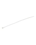StarTech.com Kabelbinder - 152x3 mm, gebogene Spitze, weiß, 1000 Stück - Kabelbinder - 15.24 cm - weiß - TAA-konform (Packung mit 1000)