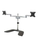StarTech.com Monitorhalterung für zwei Monitore - Ergonomisches Monitorstand für VESA Bildschirme bis zu 32" und 8 kg - Freistehende gelenkige Bildschirmhalterung - Höhenverstellbar (ARMDUALSS)