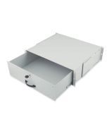 DIGITUS Abschließbare Schublade für 482,6 mm (19") Netzwerk- und Serverschränke, 3HE