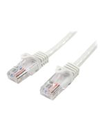 StarTech.com Startech CAT5e Cable - 7 m White Ethernet Cable - Snagless - CAT5e Patch Cord - CAT5e UTP Cable - RJ45 Network Cable - Patch-Kabel - RJ-45 (M)