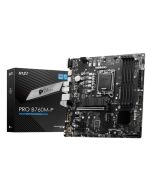 MSI PRO B760M-P, Intel, LGA 1700, Intel® Celeron®, Intel® Pentium® Gold, LGA 1700, DDR5-SDRAM, 192 GB