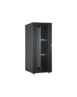 DIGITUS Professional Unique DN-19 SRV-42U-8-B - Schrank Netzwerkschrank - Schwarz, RAL 9005 - 42HE - 48.3 cm (19")