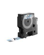 Dymo D1 - Selbstklebend - Schwarz auf Transparent - Rolle (1,9 cm x 7 m)
