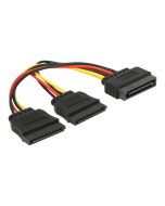 Delock Netz-Splitter - SATA-Stromstecker (M)