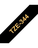 Brother TZE-344, Gold auf Schwarz, TZe, Wärmeübertragung, China, 5 Jahr(e), Brother