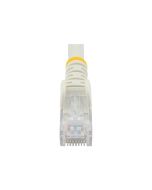 StarTech.com Startech 50cm CAT6 Ethernet Cable, 10 Gigabit Snagless RJ45 650MHz 100W PoE Patch Cord, CAT 6 10GbE UTP Network Cable w/Strain Relief, White, Wiring is UL Certified/TIA - Category 6 - 24AWG (N6PATC50CMWH)