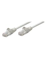 Intellinet Network Patch Cable, Cat5e, 0.25m, Grey, CCA, SF/UTP, PVC, RJ45, Gold Plated Contacts, Snagless, Booted, Lifetime Warranty, Polybag - Patch-Kabel - RJ-45 (M)