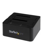 StarTech.com Dual-Bay USB 3.0 / eSATA Dockingstation für SATA Festplatten - Speicher-Controller - 2.5", 3.5" (6.4 cm, 8.9 cm)
