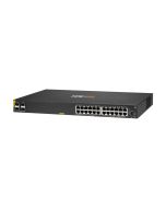 HPE Aruba Networking CX 6000 24p 10M/100M/1G Class4 PoE 4p SFP 1G 370W Switch - Switch - managed - 24 x 10/100/1000 (PoE+)