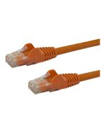 StarTech.com Startech 10m CAT6 Ethernet Cable, 10 Gigabit Snagless RJ45 650MHz 100W PoE Patch Cord, CAT 6 10GbE UTP Network Cable w/Strain Relief, Orange, Wiring is UL Certified/TIA - Category 6 - 24AWG (N6PATC10MOR)