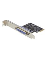StarTech.com Startech 1 Port PCIe-Erweiterungskarte - PCI-Express zu Parallele Schnittstellenkarte - Desktop-Erweiterungs-LPT-Controller für Drucker, Scanner & Plotter - SPP/ECP - Standard/Low Profile (PEX1P2)