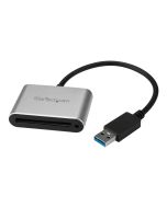 StarTech.com USB 3.0 Kartenlesegerät für CFast 2.0 Karten, CFast, CFast 2.0, Schwarz, Silber, 5000 Mbit/s, Aluminium, Aktivität, Leistung, CE, FCC, RoHS, REACH