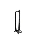 StarTech.com Startech 2 Post Server Rack mit Rollen - stabile