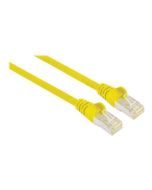 Intellinet Network Patch Cable, Cat6, 15m, Yellow, Copper, S/FTP, LSOH / LSZH, PVC, RJ45, Gold Plated Contacts, Snagless, Booted, Lifetime Warranty, Polybag - Patch-Kabel - RJ-45 (M)