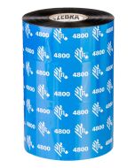 Zebra 4800 Resin - Schwarz - 89 mm x 450 m