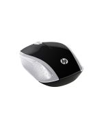 HP 200 - Maus - rechts- und linkshändig - optisch - kabellos - 2.4 GHz - kabelloser Empfänger (USB)