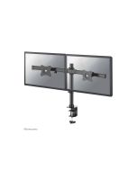 Neomounts FPMA-DCB100D - Befestigungskit - Voll beweglich - für 2 LCD-Displays - Schwarz - Bildschirmgröße: 25.4-68.6 cm (10"-27")
