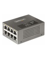StarTech.com 4-Port Multi-Gigabit PoE++ Injector, bis 5G & 95W, Unmanaged - Power Injector (montierbar an DIN-Rail/Wand)