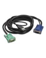 APC Tastatur- / Video- / Maus- (KVM-) Kabel - USB, HD-15 (VGA)